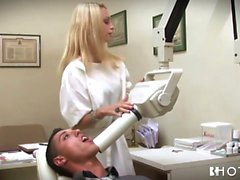 I dentisti del petite bionde cazzo di sua selvatica client