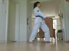 Taekwondo-Mädchen