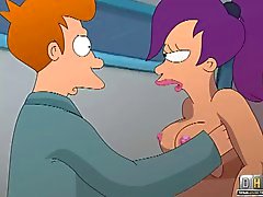 Futurama pornoa Piristy The Leela