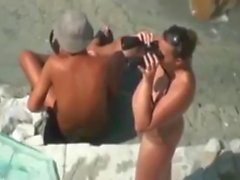 Offentliga swingers Sex på stranden