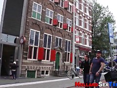 Hollantilainen prostituoidun ehtii cum