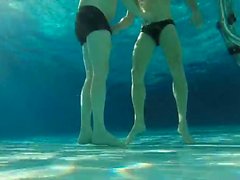 fun underwater in a swimming