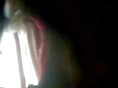 bangladeshi old man enjoying with maid playing with her boobs