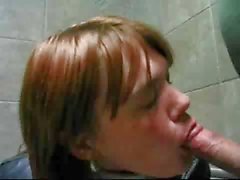 public bathroom Blowjob