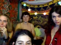 Universitari Amateur Girls Buttare Sex Party Group