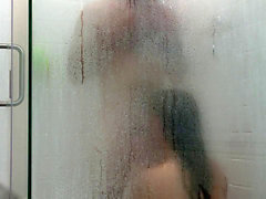 Shower, romantic shower, swinger couple