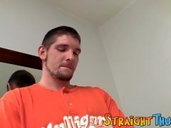 Handsome hunk Tim squirting cum load