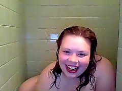 amateur bbw gros seins douche 