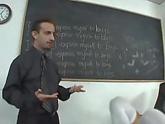 Profesor caliente agujero jugoso adolescentes follando