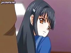 Busty anime teini saada porattu ja pees jälkeen vitun