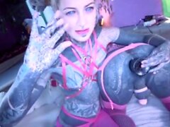 Mistress anus katzz jouets et poing baise CD trans girl lily