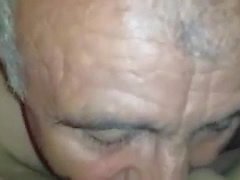 Turkish Grandpa Licking Mature Womans Pussy