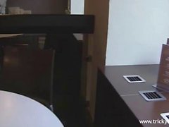 Sex on a livecam with a casting agent