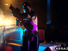 Overwatch XXX пародия ебем от о супергерое ALETTA океана