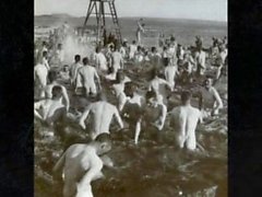 collection de clips spycam de soldats wwii   douches, examens, etc - (© ¿©) -