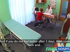 FakeHospital Sıcak redhead bir hasta bir not için bir şey yapacağız