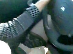 Dildo whilst driving