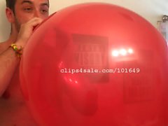 Balloon Fetish - Edward Popping Ballons Part4 Video1