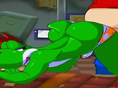 Super mario porno