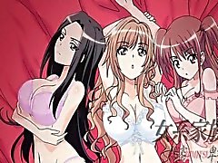 Hentai Liée devient lui serra les bigboobs et difficile piquer