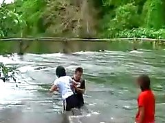 Cachonda cogida Parejas tailandés Después de un viaje de senderismo