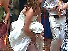 Real Hot Brides Upskirts!