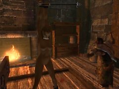 villana Skyrim Elenwen follada azotado pt2