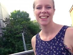 Real german amateur ballsucking outdoor