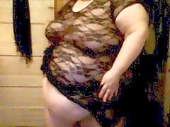 BBW striptease n buik