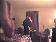 Mature wife uses strangers in Motel