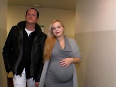 German Threesome with Pregnant mom and 18yo amateur teen ffm