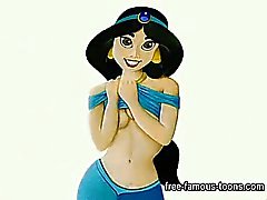 Aladdin et les Jasmine de parodie pornographique