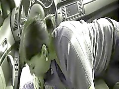 Amie ex extérieur faciale dans l'auto