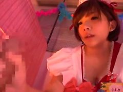 Hot Japanese Babe Fingering Twat