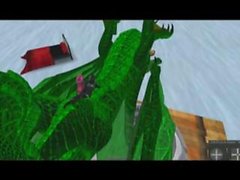 anime green - antika - drake varulv hoppass dragon 