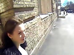 Amatören Ruslana knullat upskirt på gatorna
