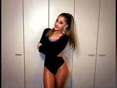 Ariana grande, recent, jerk off to beat