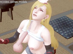 3d, fiesta, monstruo Tifa Lockhart