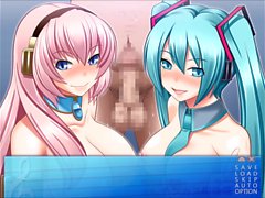 Turquoise idol is my smegma cleaner - Luka & Miku (Blowjob)