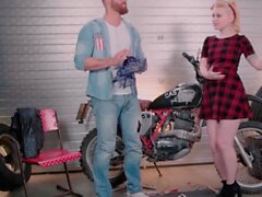 PinupSex - Misha Cross Fucks Her Biker Boyfriend