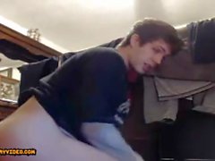 Beatiful twink jerking in Chaturbate