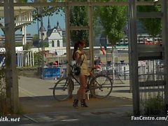 Public ass flashing by Jeny Smith in Cologne