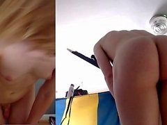 Diana Webcam del MILF ama gran consolador negro en el culo de