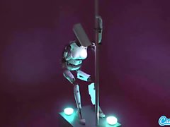 Sexbot stripper twerks