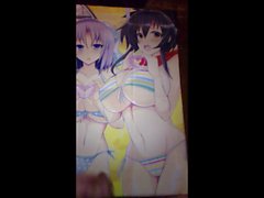 Senran Кагура ПРС подушка Кончать в лицо Юми и Асука Dakimakura диплом с