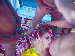 Gangbang Suhagarat - Besi Indian Epouse très 1er Suhagarat avec quatre mari (film complet)