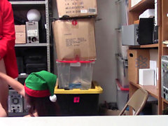 ShopLyfter - Teen Elves Caught Stealing Gets Fucked