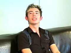 Horny British teen Danny S plays with himself before cumshot