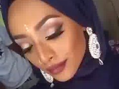 Uk hijabi cum Gesicht