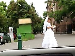 Desperate bride Amirah Adara gets fucked somewhere in public
